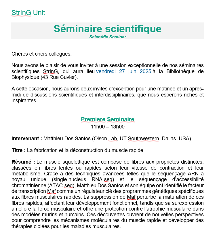séminaire scientifique 27 06 2025